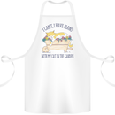 Plans With My Cat in the Garden Gardener Cotton Apron 100% Organic White