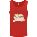 Plans With My Cat in the Garden Gardener Mens Vest Tank Top Red