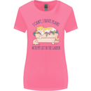 Plans With My Cat in the Garden Gardener Womens Wider Cut T-Shirt Azalea