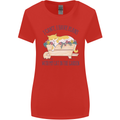 Plans With My Cat in the Garden Gardener Womens Wider Cut T-Shirt Red