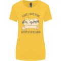 Plans With My Cat in the Garden Gardener Womens Wider Cut T-Shirt Yellow
