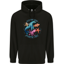 Plastic Free Climate Change Octopus Ocean Fish Childrens Kids Hoodie Black