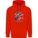 Plastic Free Climate Change Octopus Ocean Fish Childrens Kids Hoodie Bright Red