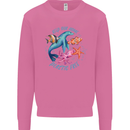 Plastic Free Climate Change Octopus Ocean Fish Mens Sweatshirt Jumper Azalea