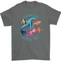 Plastic Free Climate Change Octopus Ocean Fish Mens T-Shirt 100% Cotton Charcoal