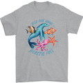 Plastic Free Climate Change Octopus Ocean Fish Mens T-Shirt 100% Cotton Sports Grey