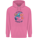 Plastic Free Climate Change Octopus Seal Fish Childrens Kids Hoodie Azalea