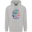Plastic Free Climate Change Octopus Seal Fish Childrens Kids Hoodie Sports Grey