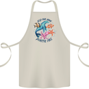 Plastic Free Climate Change Octopus Seal Fish Cotton Apron 100% Organic Natural
