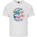 Plastic Free Climate Change Octopus Seal Fish Kids T-Shirt Childrens White