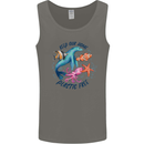 Plastic Free Climate Change Octopus Seal Fish Mens Vest Tank Top Charcoal