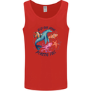 Plastic Free Climate Change Octopus Seal Fish Mens Vest Tank Top Red