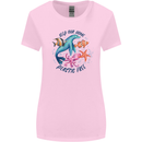 Plastic Free Climate Change Octopus Seal Fish Womens Wider Cut T-Shirt Light Pink