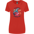 Plastic Free Climate Change Octopus Seal Fish Womens Wider Cut T-Shirt Red