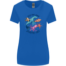 Plastic Free Climate Change Octopus Seal Fish Womens Wider Cut T-Shirt Royal Blue