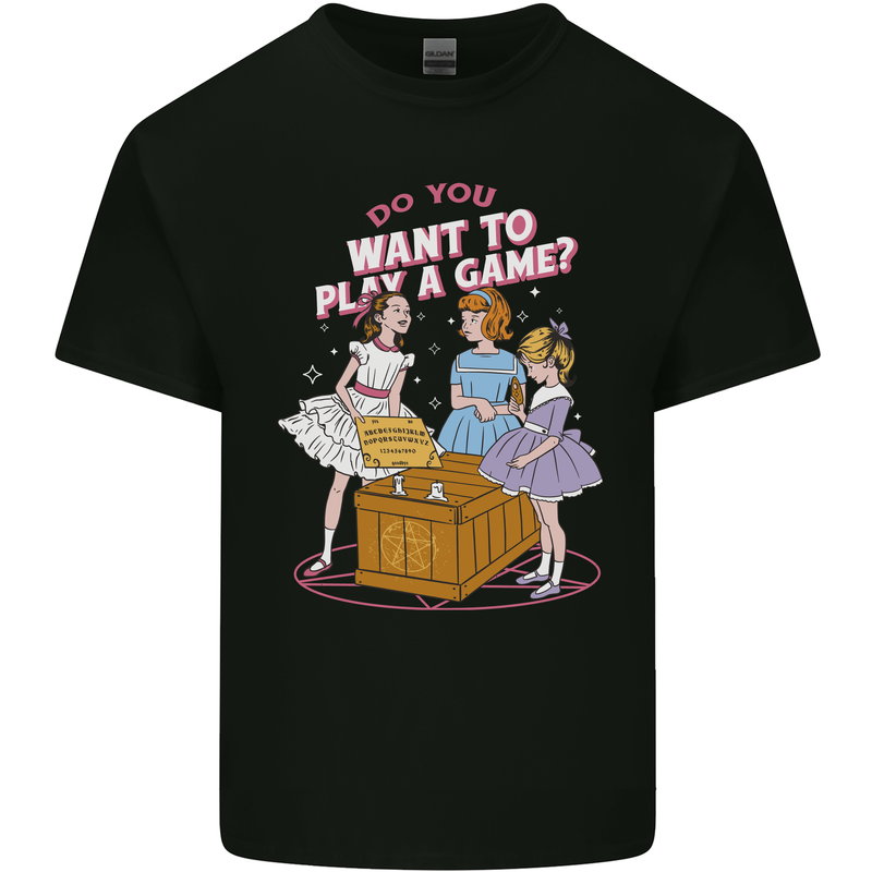 Play a Game Kids Grim Reaper Ouija Board Kids T-Shirt Childrens Black