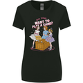 Play a Game Kids Grim Reaper Ouija Board Womens Wider Cut T-Shirt Black