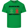 Player Two Wanted Funny Singles Day Gamer Mens Cotton T-Shirt Tee Top Irish Green
