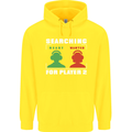 Player Two Wanted Funny Singles Day Gaming Childrens Kids Hoodie Yellow