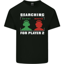 Player Two Wanted Funny Singles Day Gaming Kids T-Shirt Childrens Black