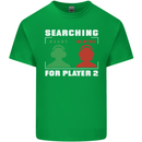 Player Two Wanted Funny Singles Day Gaming Kids T-Shirt Childrens Irish Green
