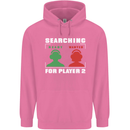Player Two Wanted Funny Singles Day Gaming Mens 80% Cotton Hoodie Azelea