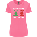 Player Two Wanted Funny Singles Day Gaming Womens Wider Cut T-Shirt Azalea
