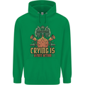 Playing Games RPG Role Crying Free Action Childrens Kids Hoodie Irish Green