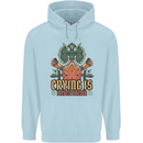 Playing Games RPG Role Crying Free Action Childrens Kids Hoodie Light Blue