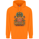 Playing Games RPG Role Crying Free Action Childrens Kids Hoodie Orange