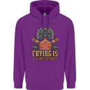 Playing Games RPG Role Crying Free Action Childrens Kids Hoodie Purple