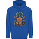 Playing Games RPG Role Crying Free Action Childrens Kids Hoodie Royal Blue