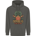 Playing Games RPG Role Crying Free Action Childrens Kids Hoodie Storm Grey
