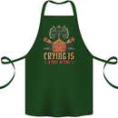 Playing Games RPG Role Crying Free Action Cotton Apron 100% Organic Forest Green