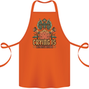 Playing Games RPG Role Crying Free Action Cotton Apron 100% Organic Orange