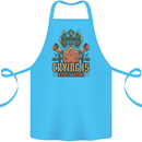 Playing Games RPG Role Crying Free Action Cotton Apron 100% Organic Turquoise