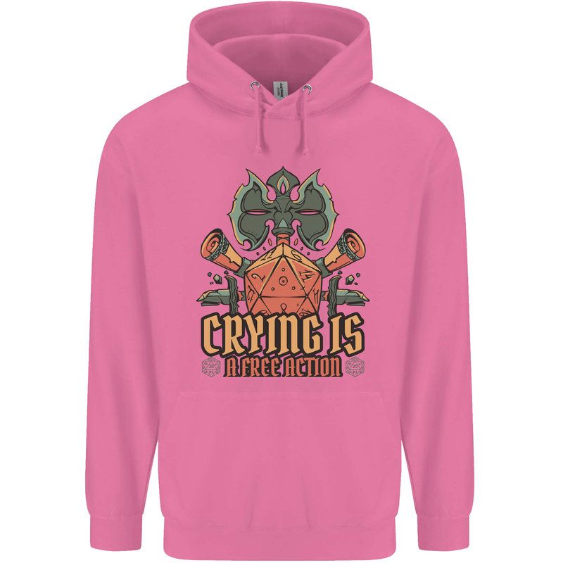 Playing Games RPG Role Crying Free Action Mens 80% Cotton Hoodie Azelea
