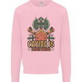 Playing Games RPG Role Crying Free Action Mens Sweatshirt Jumper Light Pink