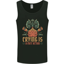 Playing Games RPG Role Crying Free Action Mens Vest Tank Top Black
