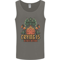 Playing Games RPG Role Crying Free Action Mens Vest Tank Top Charcoal