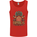 Playing Games RPG Role Crying Free Action Mens Vest Tank Top Red
