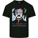 Poe Me Another Beer Funny Edgar Alcohol Kids T-Shirt Childrens Black