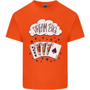 Poker Dream Big Kids T-Shirt Childrens Orange