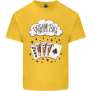 Poker Dream Big Kids T-Shirt Childrens Yellow