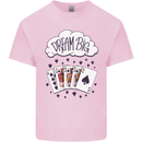 Poker Dream Big Mens Cotton T-Shirt Tee Top Light Pink