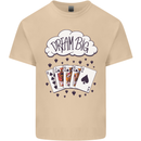 Poker Dream Big Mens Cotton T-Shirt Tee Top Sand