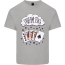 Poker Dream Big Mens Cotton T-Shirt Tee Top Sports Grey