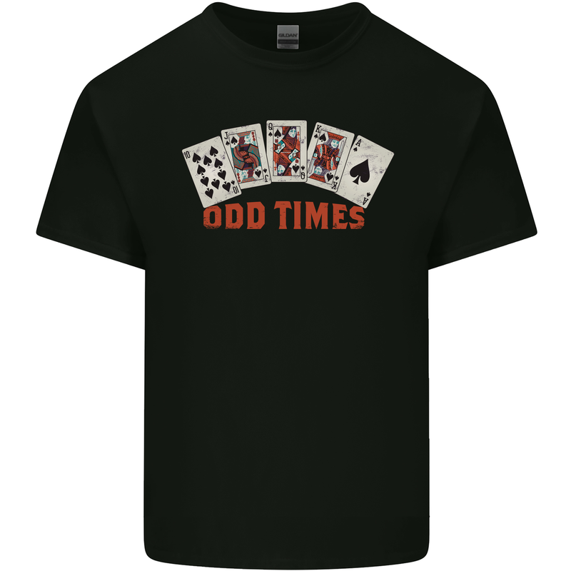 Poker Odd Times Funny Kids T-Shirt Childrens Black