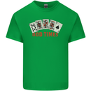 Poker Odd Times Funny Kids T-Shirt Childrens Irish Green