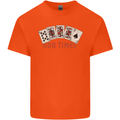 Poker Odd Times Funny Kids T-Shirt Childrens Orange